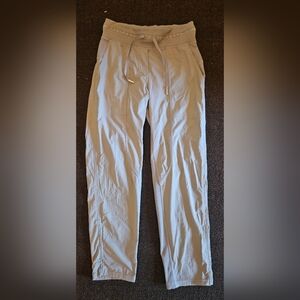 lululemon Grey Cargo Drawstring With Pockets. Size 2